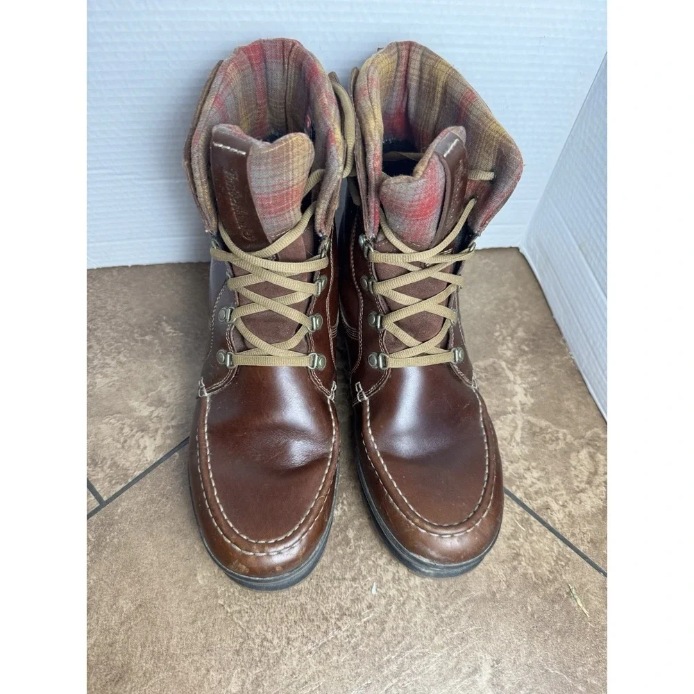 Timberland Ortholite Schazzberg High Waterproof Pendleton Boot Brown Men's 11